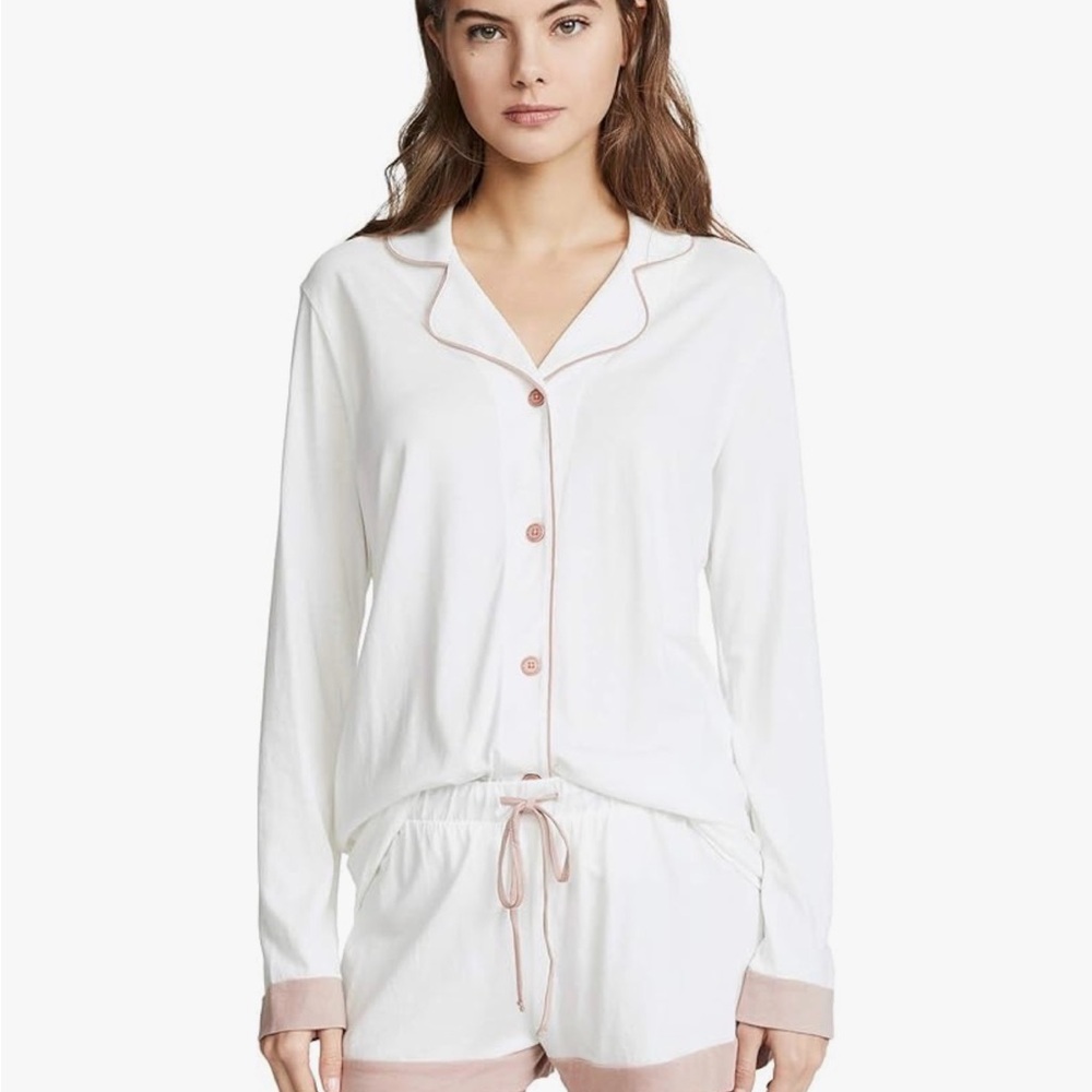 Cosabella PJ Set White/Pink